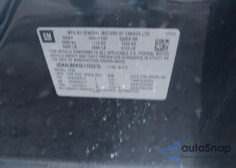 2012 Chevrolet Equinox Ls из США, поврежденный, VIN 2GNALBEK5C1182215